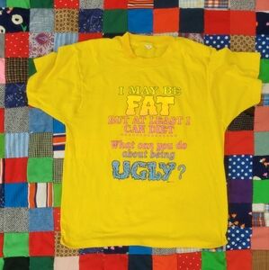 Vintage 90s Thin Funny Graphic Tee